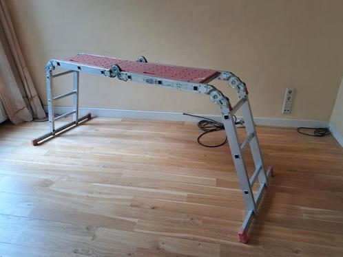 Altrex vouwladder Varitrex Plus 4x3 treden, Doe-het-zelf en Verbouw, Ladders en Trappen, Zo goed als nieuw, Trap, 2 tot 4 meter