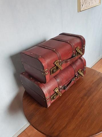 Vintage Opbergkisten Set van 2 beschikbaar voor biedingen