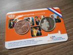 5 jaar Koningschap in coincard 2018, Postzegels en Munten, Munten | Nederland, Ophalen of Verzenden, Koningin Beatrix, Euro's