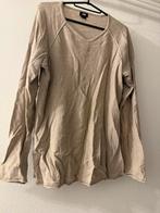 H&M heren maat S top longsleeve trui, Kleding | Heren, T-shirts, Beige, Ophalen of Verzenden, H&M, Gedragen