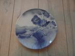 Zeer mooi blauw wandbord, Ophalen of Verzenden