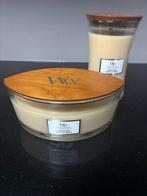 Nieuwe Woodwick Vanilla Bean Kaarsen, Overige materialen, Wit, Nieuw, Ophalen of Verzenden