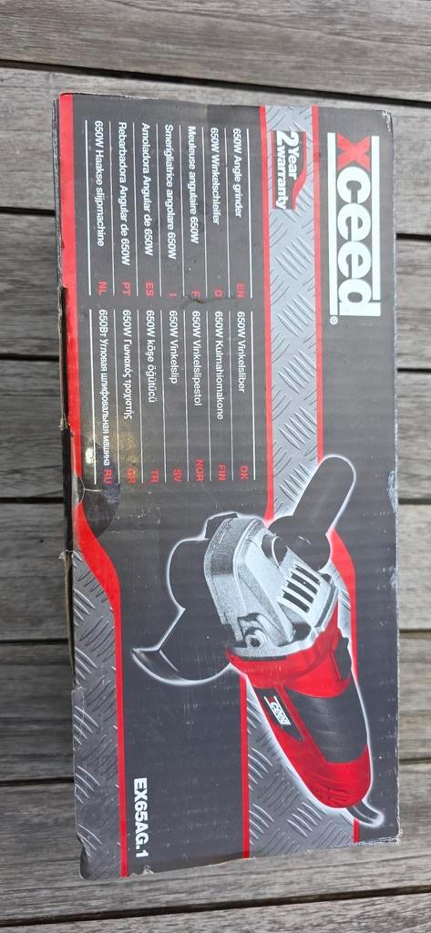 XCeed Haakse Slijpmachine 650W, Doe-het-zelf en Verbouw, Gereedschap | Overige machines, Ophalen of Verzenden