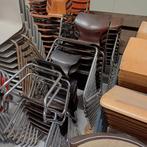 30 x design flototto stoelen ( restanten / diverse hoogte ), Huis en Inrichting, Stoelen, Ophalen, Gebruikt, Bruin, Vijf, Zes of meer stoelen