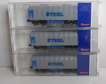 Roco Coilwagens 'Steel' van de ÖBB *Nieuw in OVP* (09) beschikbaar voor biedingen