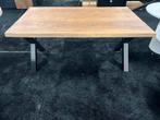 Eettafel eikenhout 180x100 naturel, Info@savoireinteriors.com, Eikenhout, 200 cm of meer, Vijf personen of meer