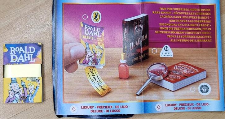Zuru mini brands Books series 2 Luxury Roald dahl charlie, Verzamelen, Poppetjes en Figuurtjes, Nieuw, Ophalen of Verzenden