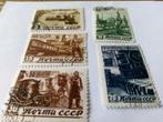 Rusland serie uit 1946 catnr 1065/70, Postzegels en Munten, Postzegels | Europa | Rusland, Verzenden, Gestempeld