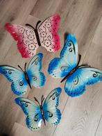Nieuw Decoratieve metalen vlinders voor aan de muur, Ophalen of Verzenden, Zo goed als nieuw