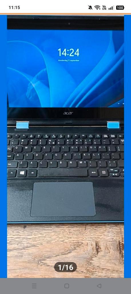Refurbished Acer AspireR3 Touchscreen Laptops+SSD+Windows11, Computers en Software, Windows Laptops, Refurbished, 12 inch, SSD