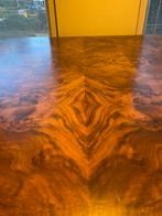 Notenhouten Kantoorinrichting, 250 tot 300 cm, Gebruikt, 200 cm of meer, Ophalen of Verzenden