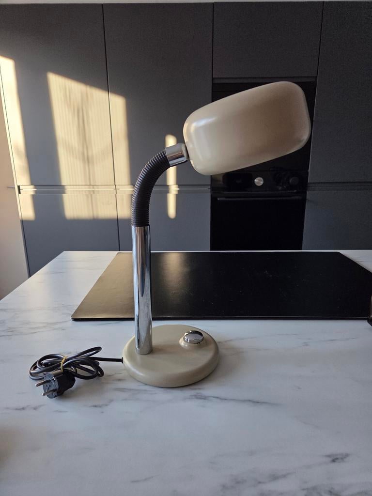 Vintage Solken Leuchten bureaulamp, jaren 70, Ophalen, Gebruikt, Metaal, Vintage