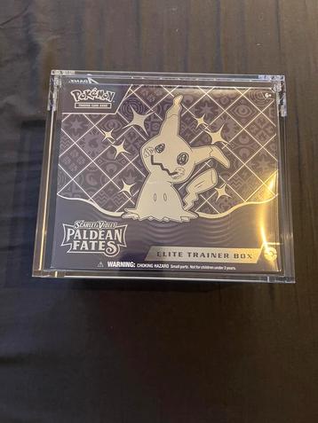 Paldean fates Etb pokemon beschikbaar voor biedingen