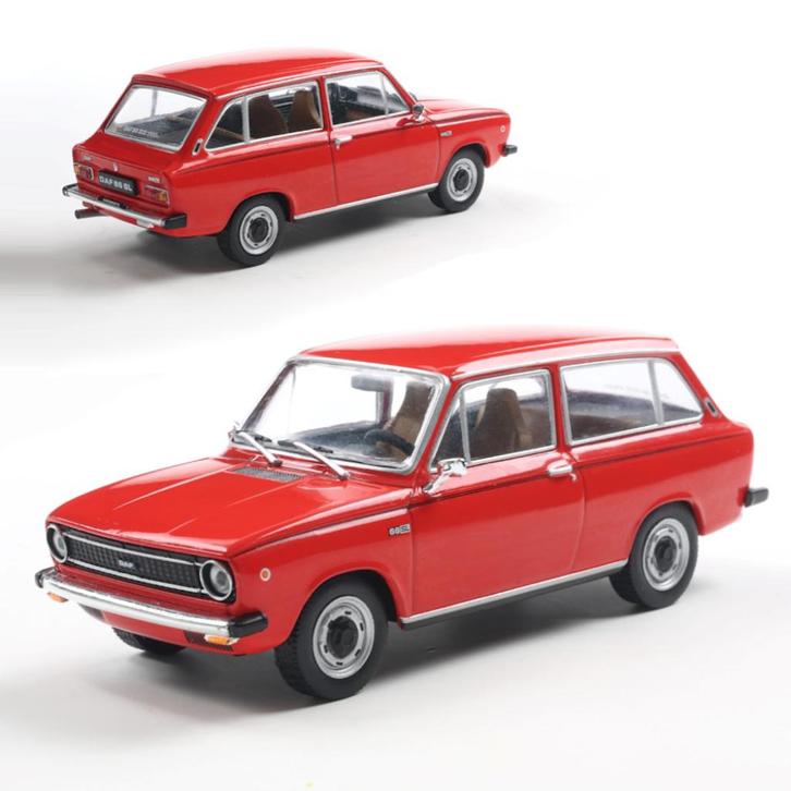 Jsn Lagamo 1:43 Daf 66 1100 Stationcar rood limited 500 pcs, Hobby en Vrije tijd, Modelauto's | 1:43, Nieuw, Auto, Overige merken