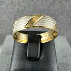 Gouden Ring | 14k | 3,52g | bandring bewerkt | 20,5 | 400505