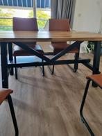 Ikea eettafel 160x80 met 4 stoelen, Huis en Inrichting, Ophalen, 50 tot 100 cm, 150 tot 200 cm, Vier personen