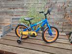 Tekoop kinderfiets met zijwieltjes, Fietsen en Brommers, Ophalen of Verzenden, Zo goed als nieuw, Minder dan 16 inch, Zijwieltjes