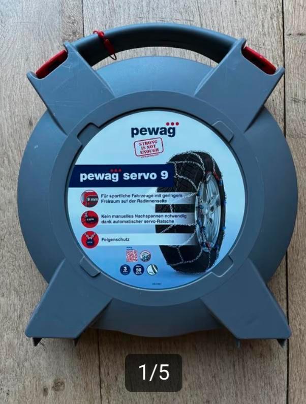 Pewag Servo 9 Sneeuwkettingen - Nieuwstaat!, Auto diversen, Sneeuwkettingen, Zo goed als nieuw, Ophalen