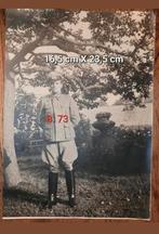MEGA grote Agfa  foto duitse officier West/zuid front (73), Ophalen of Verzenden, Landmacht, Duitsland, Foto of Poster
