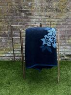 Leidse deken woondeken plaid acryl dralon blauw 2-persoons, Ophalen, Gebruikt