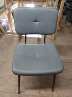 10 grijze kantine / eetkamerstoel, Ophalen, Gebruikt, Kantine Eetkamer stoel, Metaal