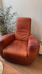 2 Vintage Longa Fauteuils van Gerard van den Berg, Huis en Inrichting, Fauteuils, Ophalen, Gebruikt, Leer, 75 tot 100 cm