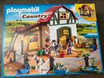 Playmobil kleine pony manege met twee trailers en jeeps, Gebruikt, Ophalen of Verzenden