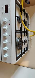 Gasfornuis met elektrische oven in goede staat., Witgoed en Apparatuur, Zo goed als nieuw, Gas, Vrijstaand, 85 tot 90 cm