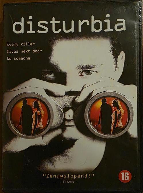 Disturbia DVD - Actiethriller vanaf 16 jaar, Cd's en Dvd's, Dvd's | Thrillers en Misdaad, Gebruikt, Actiethriller, Vanaf 16 jaar