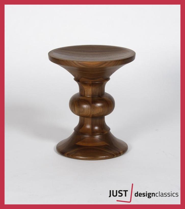 Vitra Stool Model B Massief Notenhout Nieuw, Huis en Inrichting, Krukjes, Nieuw, Hout, Ophalen of Verzenden