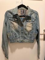 Leuk jeans jasje maat S/M, Blauw, Ophalen of Verzenden, Jasje, Maat 36 (S)