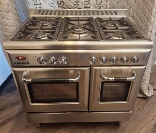 Fratelli 5 Pit Gasfornuis met 2 Ovens (Kan Bezorgd Worden)., Witgoed en Apparatuur, Fornuizen, Zo goed als nieuw, Vrijstaand, Gas