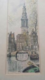 kleurenlitho Amsterdam zuiderkerk Gerard van Berkel, Antiek en Kunst, Kunst | Litho's en Zeefdrukken, Ophalen