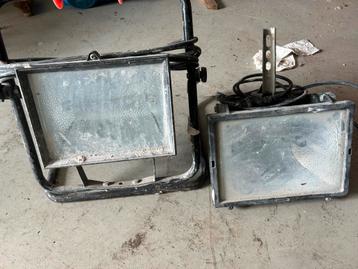 2x Kelfort Bouwlamp 1000W met Statief beschikbaar voor biedingen