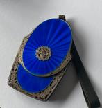 Zilver met emaille tasje, Wenen ca 1930, Verzenden, Zilver