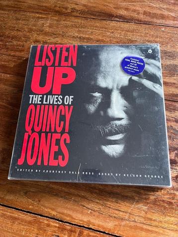 Quincy Jones - Listen Up! CD, boek en filmposter als nieuw beschikbaar voor biedingen
