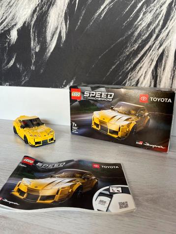 Lego Speed Champions Toyota GR Supra - Compleet! beschikbaar voor biedingen
