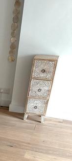 Kastje ibiza hout wit, Ophalen, 50 tot 100 cm, Zo goed als nieuw, Minder dan 100 cm