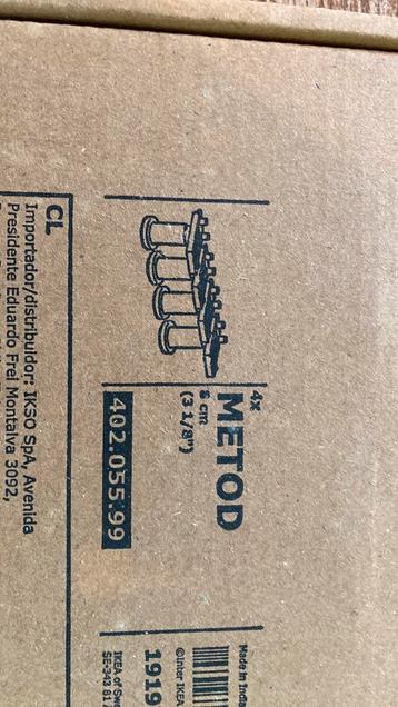 Set van 4 poten ikea Metod (vijf dozen beschikbaar)