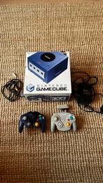 Complete retro Nintendo GameCube set paars + controllers, Spelcomputers en Games, Spelcomputers | Nintendo GameCube, Ophalen, Gebruikt