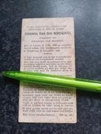 Bidprentje Liessel Johanna vd berkmortel 1898 1948, Verzamelen, Ophalen, Bidprentje