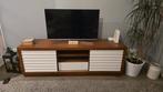 Massief houten tv-meubel (1805845 cm), Huis en Inrichting, Ophalen, Gebruikt, 150 tot 200 cm, Minder dan 100 cm