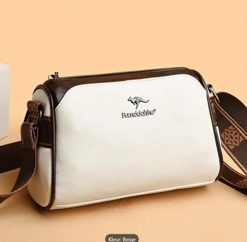 Dames handtas in wit/créme, Sieraden, Tassen en Uiterlijk, Tassen | Damestassen, Nieuw, Handtas, Overige kleuren, Verzenden
