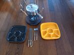 70 er jaren Fondueset borden prikkers schalen, Ophalen of Verzenden, Gebruikt, Brander, Fondueset
