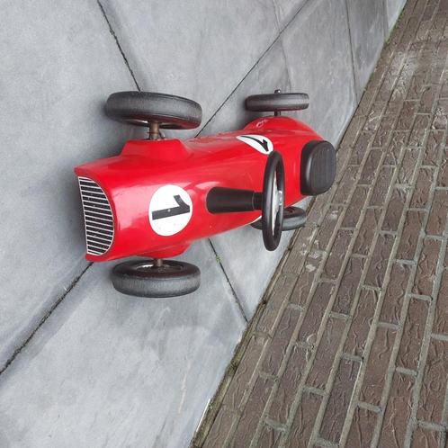 Loopauto Retro roller race auto, Kinderen en Baby's, Speelgoed | Buiten | Voertuigen en Loopfietsen, Zo goed als nieuw, Loopvoertuig