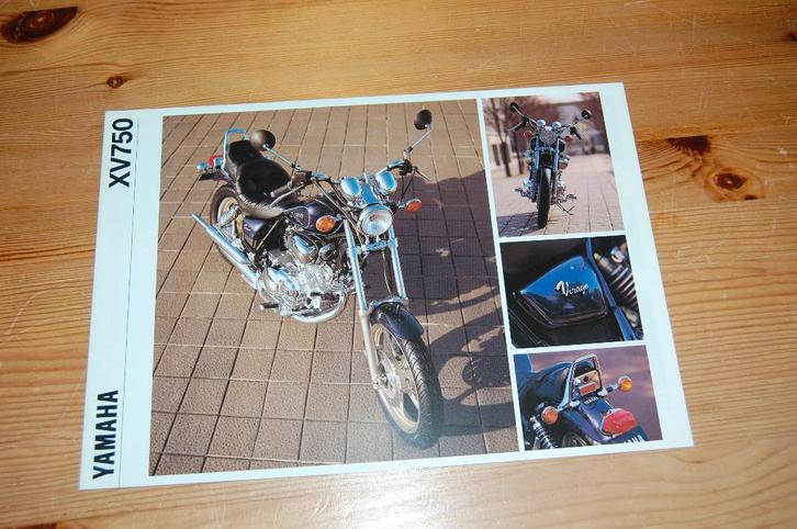 Yamaha XV750 1992, Motoren, Handleidingen en Instructieboekjes, Yamaha, Ophalen of Verzenden