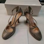 Abro nette pump grijs bruin dierenprint 1x gedragen 37 35616, Pumps, ., Ophalen of Verzenden, Abro