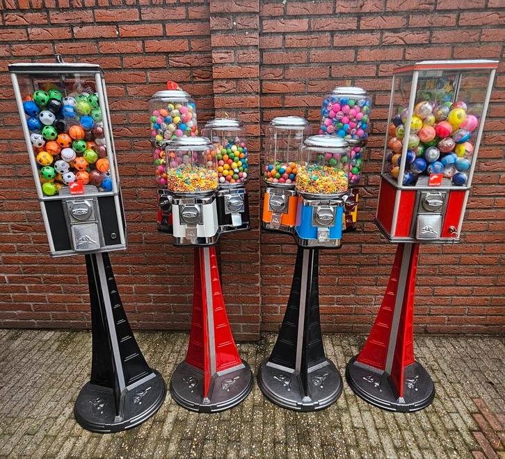 FIFTIES SIXTIES BEAVER CAPSULE / KAUWGOMBALLEN AUTOMATEN OP, Verzamelen, Automaten | Overige, Zo goed als nieuw, Ophalen