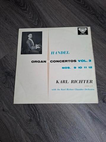 Vinylplaat LP Karl Richter...Organ Concertos vol 3 beschikbaar voor biedingen