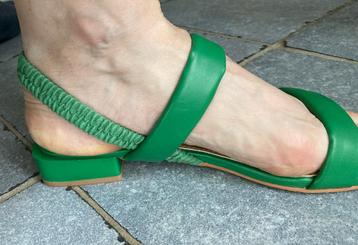 Groen sandaaltjes sandalettes zomerschoen 40